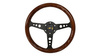 Steering wheel 350mm Wood Black