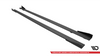 Diffuser Mercedes-Benz C W205 C63 Facelift Side Skirts Street Pro Black-Red + Gloss Flaps