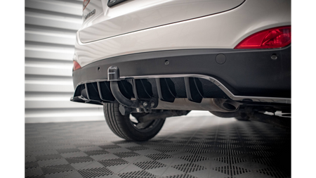 Splitter Hyundai ix35 I Tył Środkowy z Dyfuzorem Gloss Black