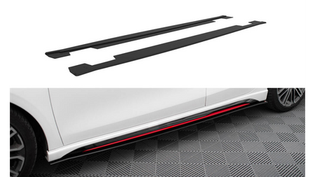 Diffuser Kia Ceed III GT Proceed I Side Skirts Street Pro Black-Red