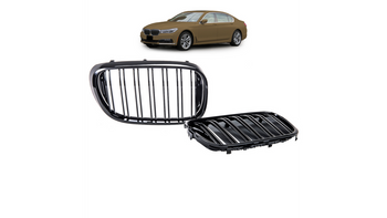 Grill BMW 7 G11 G12 podwójne żeberka Gloss Black