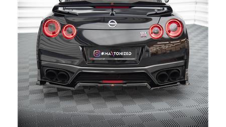 Splitter Nissan GTR R35 Facelift Rear Central with Diffuser