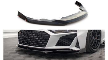 Splitter Audi R8 4S Facelift Front v.3 + flaps Gloss Black