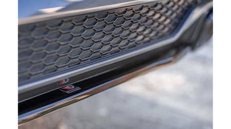 Splitter BMW X4 G02 M-Pack Tył Środkowy Gloss Black