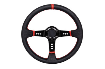 Steering wheel Pro 350mm offset:80mm Leather Black