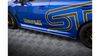 Diffuser Subaru WRX STI Side Skirts Street Pro Black-Red