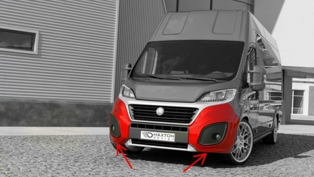 Bumper Fiat Ducato III Facelift Front Not primed