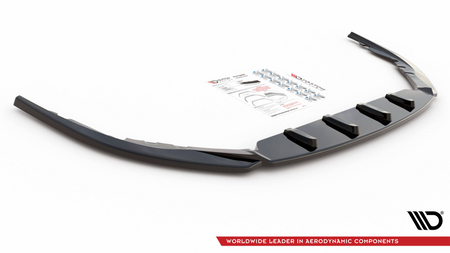Splitter Toyota Avensis III Facelift przód v.2 Gloss Black