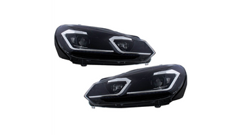 Lights Volkswagen Golf VI Front Chrome