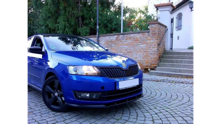 Splitter Skoda Rapid przód v.1 Gloss Black