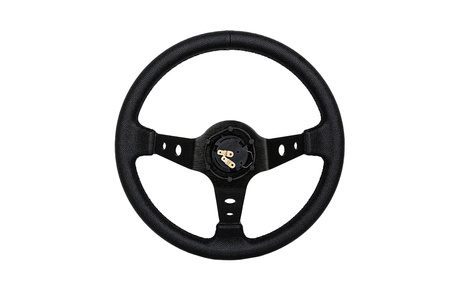 Steering wheel Pro 350mm offset:80mm Leather Black
