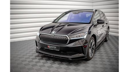 Splitter Skoda Enyaq iV przód v.2 Gloss Black