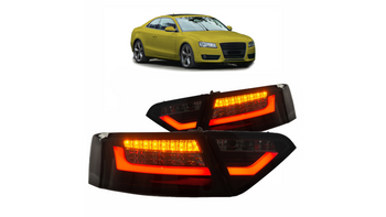 Lampy Audi A5 8T Tył LED Black-Smoke