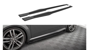 Diffuser Audi TT 8S S-Line Side Skirts Street Pro Black-Red