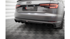Dokładka Audi A4 S-line B9 Zderzak Tył Wersja z pojedynczymi końcówkami wydechu