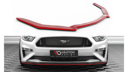 Splitter Ford Mustang VI Facelift Front v.2 Gloss Black