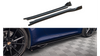 Side Skirts Diffusers V.2 Porsche 911 Carrera Aero / Carrera GTS 992 Gloss Black