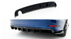 Diffuser Audi A3 8V Facelift Rear Valance Version with a single exhaust tip
