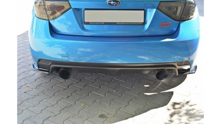 Splitter Subaru Impreza III WRX STI Rear Side Gloss Black