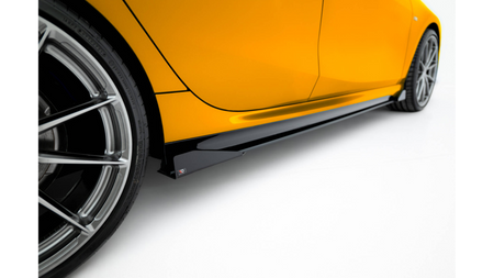 Side Skirts BMW 1 F70 M-Pack Street Pro Black + Gloss Flaps