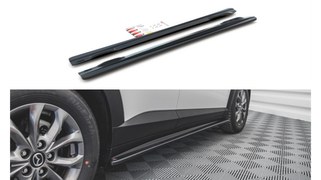 Diffuser Mazda CX-3 Side Skirts Gloss Black