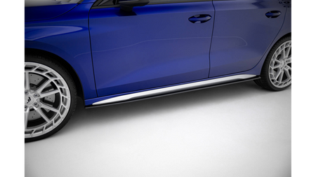 Side Skirts Audi A3 S-Line S3 8Y Facelift Street Pro Black-Red