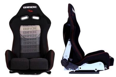 Racing seat LOW MAX K608 Bride Velvet Black Grey