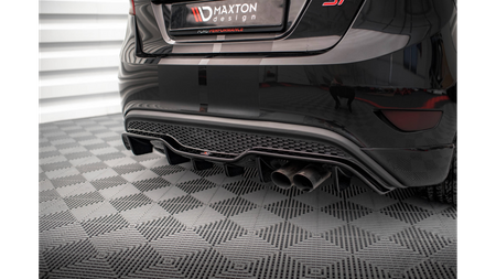 Diffuser Ford Fiesta VII Facelift ST Rear Valance Gloss Black