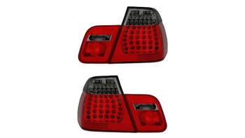 Lampy BMW 3 E46 Facelift Tył LED Red-Smoke