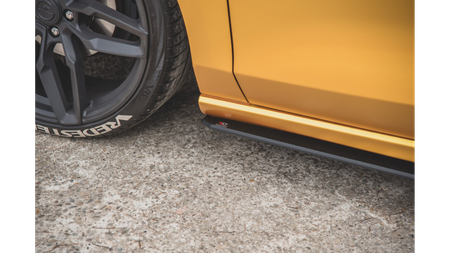 Diffuser Ford Focus IV ST ST-Line Side Skirts Racing Black-Red + Gloss Flaps