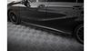 Dokładka Mercedes-Benz A W176 Facelift Progi Street Pro Black-Red + Gloss Flaps