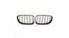 Grill BMW 1 E81 E82 E87 E88 Facelift podwójne żeberka Gloss Black