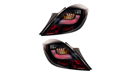 Lights OPEL CORSA D Rear LED Black-Smoke