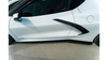 Diffuser Chevrolet Corvette C8 Side Skirts Gloss Black