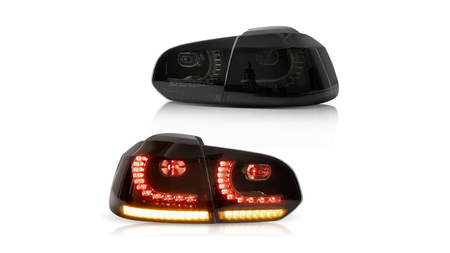 Lampy Volkswagen Golf VI Tył Dynamic LED Smoke