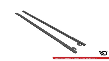 Diffuser Ford Mustang VI GT Facelift Side Skirts Street Pro v.1 Black