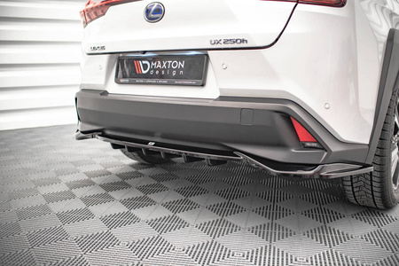 Splitter Lexus UX I Tył Środkowy z Dyfuzorem Gloss Black