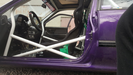 Skręcana klatka bezpieczeństwa Honda Civic IV Red