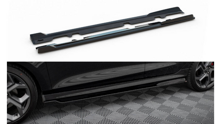 Diffuser Ford Fiesta VIII ST ST-Line Side Skirts v.3 Gloss Black