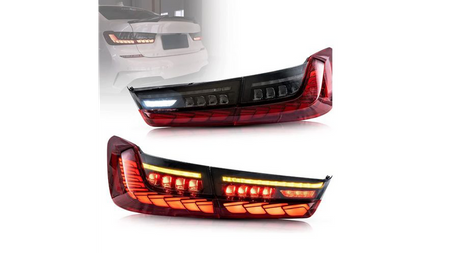 Lampy BMW 3 G20 G80 Tył Dynamic LED Red