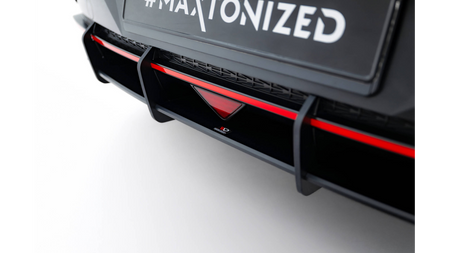 Diffuser Hyundai Elantra N Mk7 Rear Street Pro Black-Red