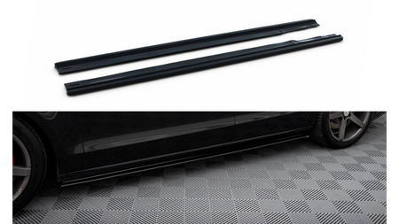 Diffuser Audi A8 D4 Side Skirts Gloss Black