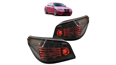 Lampy BMW 5 E60 Tył Dynamic LED Smoke