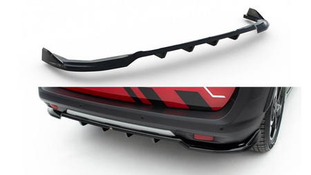 Splitter Ford Tourneo Courier Mk2 Rear Central with Diffuser