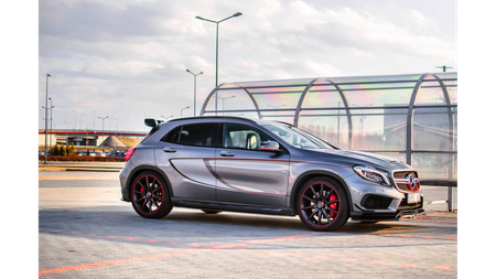 Splitter Mercedes-Benz GLA 45 AMG SUV (X156) Front Gloss Black