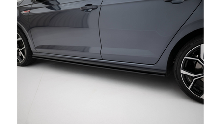 Side Skirts Volkswagen Polo GTI Mk6 Facelift Street Pro Black-Red