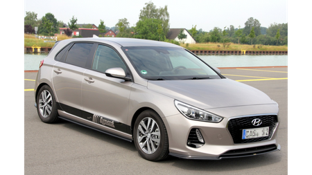 Splitter Hyundai i30 III Front v.1 Gloss Black