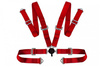 Racing seat belts 4p 2" Red - Quick