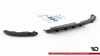 Splitter Renault Clio V Rear Central with Diffuser Gloss Black