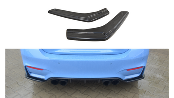 Splitter BMW 4 F82 M-Pack Tył Boczne v.1 Gloss Black